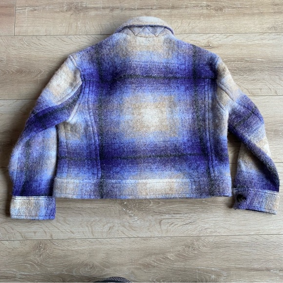 Wilfred Aritzia Autumn shirt jacket violet mohair - Picture 7 of 12